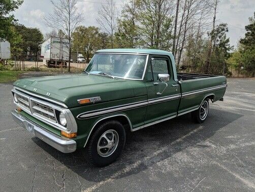 1971 ford f100 33898 miles green