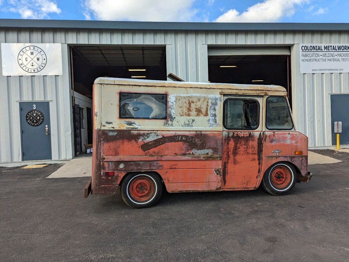1969 chevrolet panel step van van red rwd manual