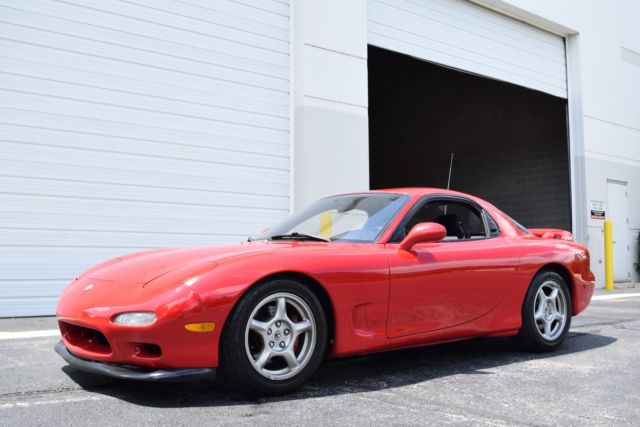 1993 mazda rx-7 twin turbo rare r1 race edition 5spd red/black rotary