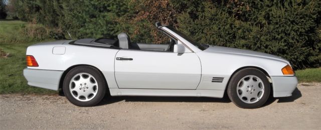 1993 mercedes-benz 500sl 2-door roadster w/2 tops - needs repairs - no reserve!!