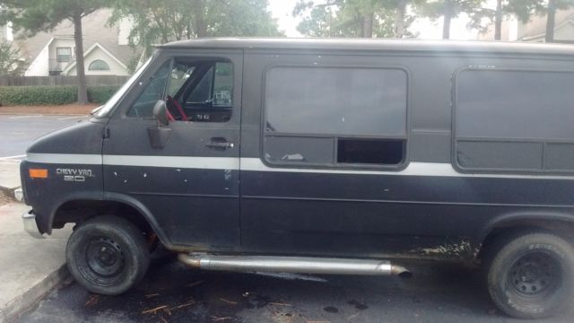 1989 chevy g20 van runs and drives no reserve clear title hurricane relief