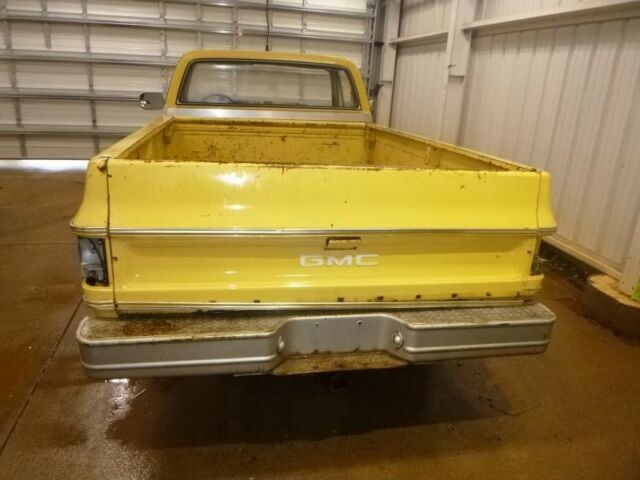 1977 gmc royal sierra 2500 96160 miles yellow truck automatic