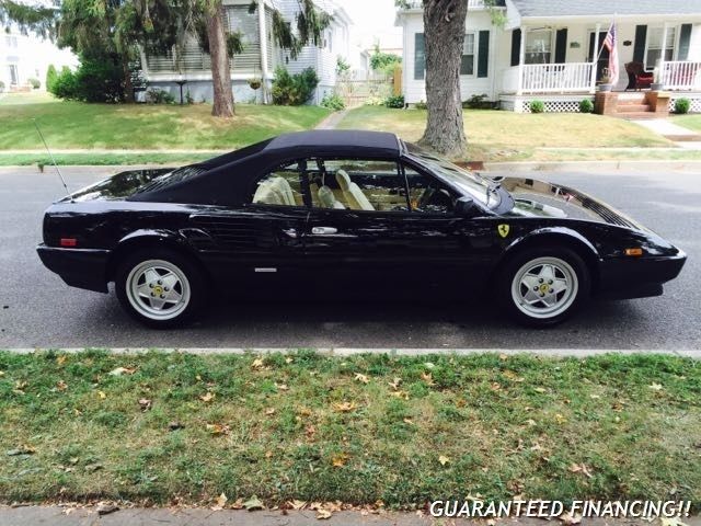 1988 ferrari mondial cabriolet 5 speed manual convertible 11k miles black mint