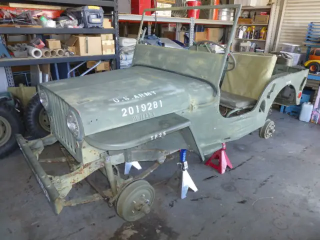 1946 willy's jeep 4 x4, mb clone, project