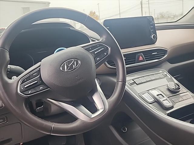 2022 hyundai santa fe hev blue