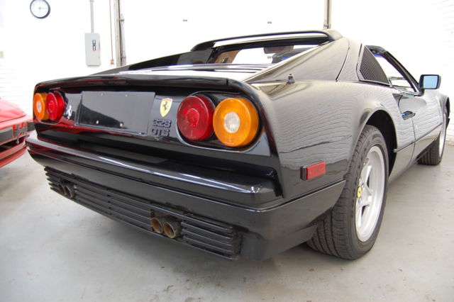 1988 ferrari 308 gts black with tan interior 39k miles detailed service history