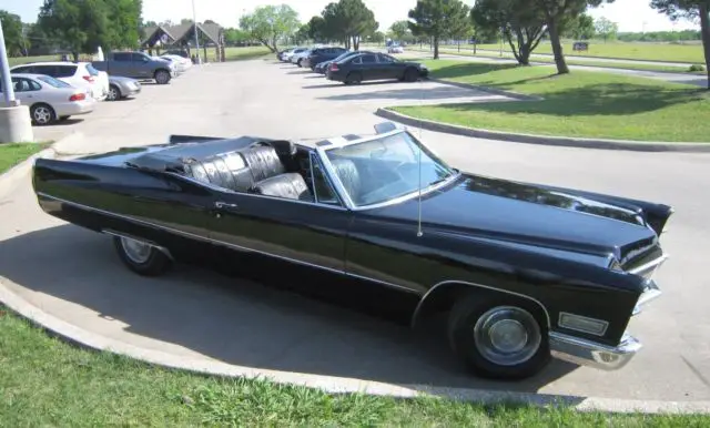 1968 cadillac convertible ~ rare factory triple black ~ high optioned car