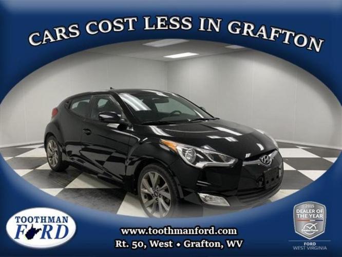 2017 hyundai veloster base 3dr coupe 6m w/black seats for sale in grafton, west virginia