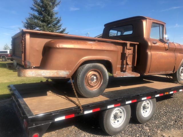 1963 gmc pickup all original (project truck): original survivor step-side