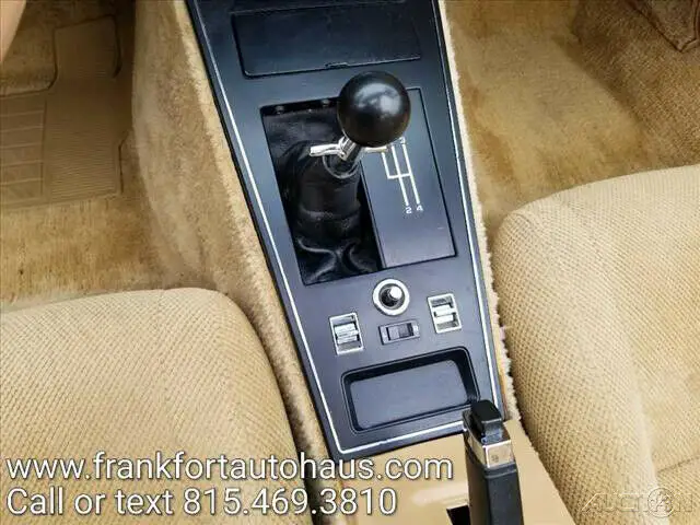 1981 2dr coupe used 5.7l v8 16v manual rwd
