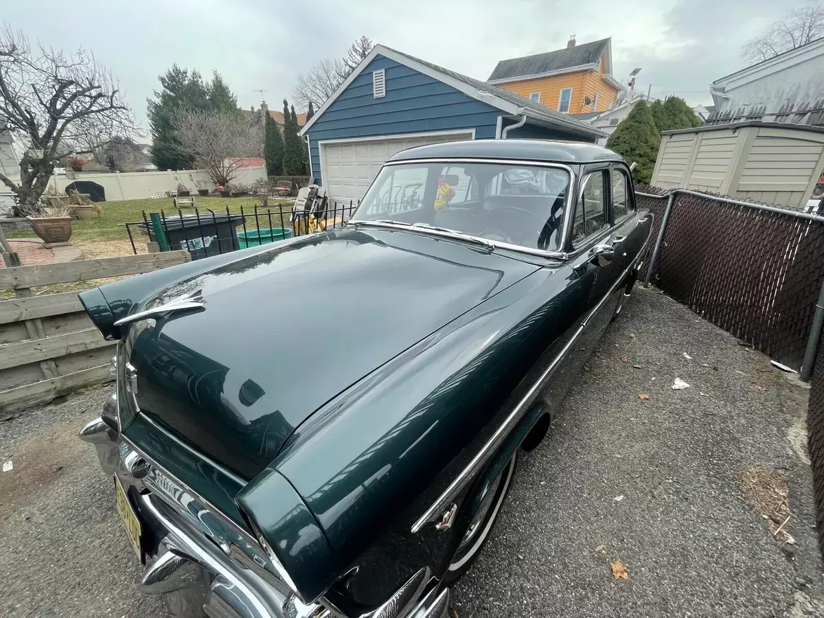 1954 ford customline sedan green rwd automatic customline