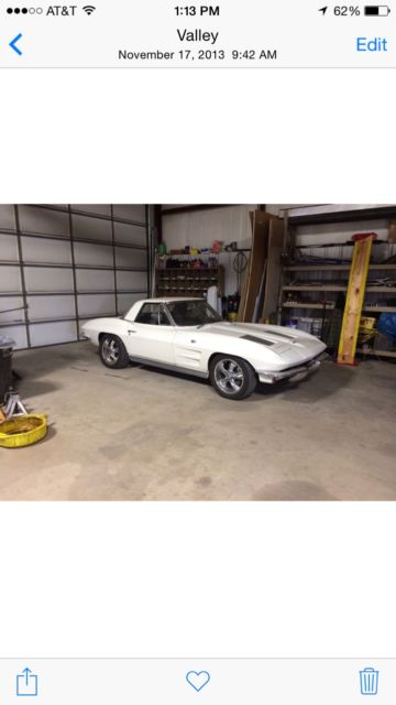 1963 corvette numbers matching, drive train done,body has never had damage!