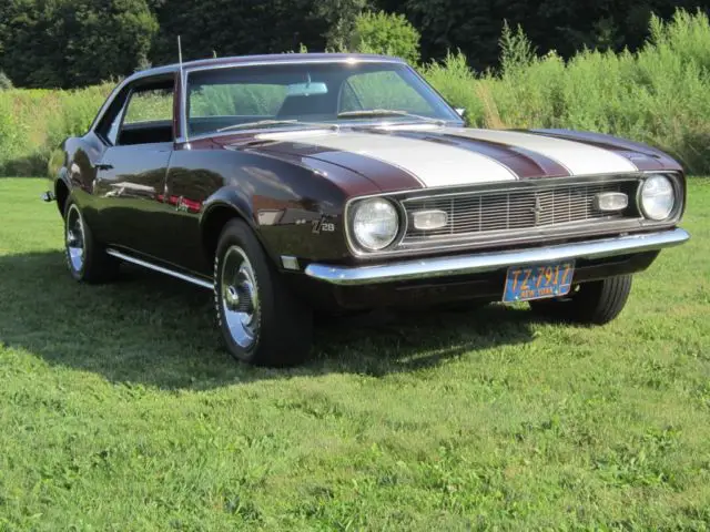 1968 camaro z28 frame-off factory cross-ram & headers 4210 carbs awards
