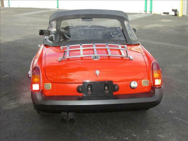 1980 mg mgb 2 door 39063 miles orange convertible 4 cylinder manual