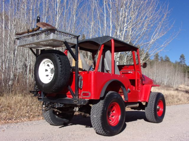 1961 jeep willys cj3b v8 12 speed transmission no reserve bid to win!!!