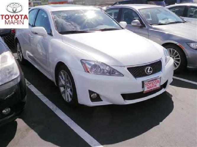 2012 lexus is 250 ...one owner in san rafael, ca
