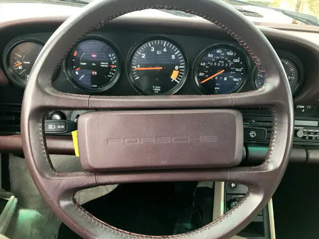 beautiful 1988 911 carrera cabriolet 5 speed g50 transmission - low miles 56k