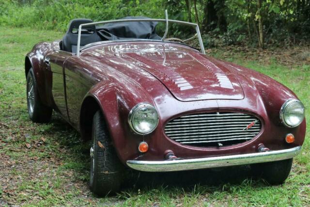 1958 austin healey 3000. has running 302 crate engine, and c4 transmission