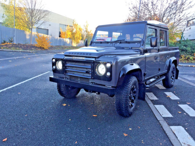 1987 landrover defender 110 double cab 3.5 v8 waitomo grey chassis up rebuild