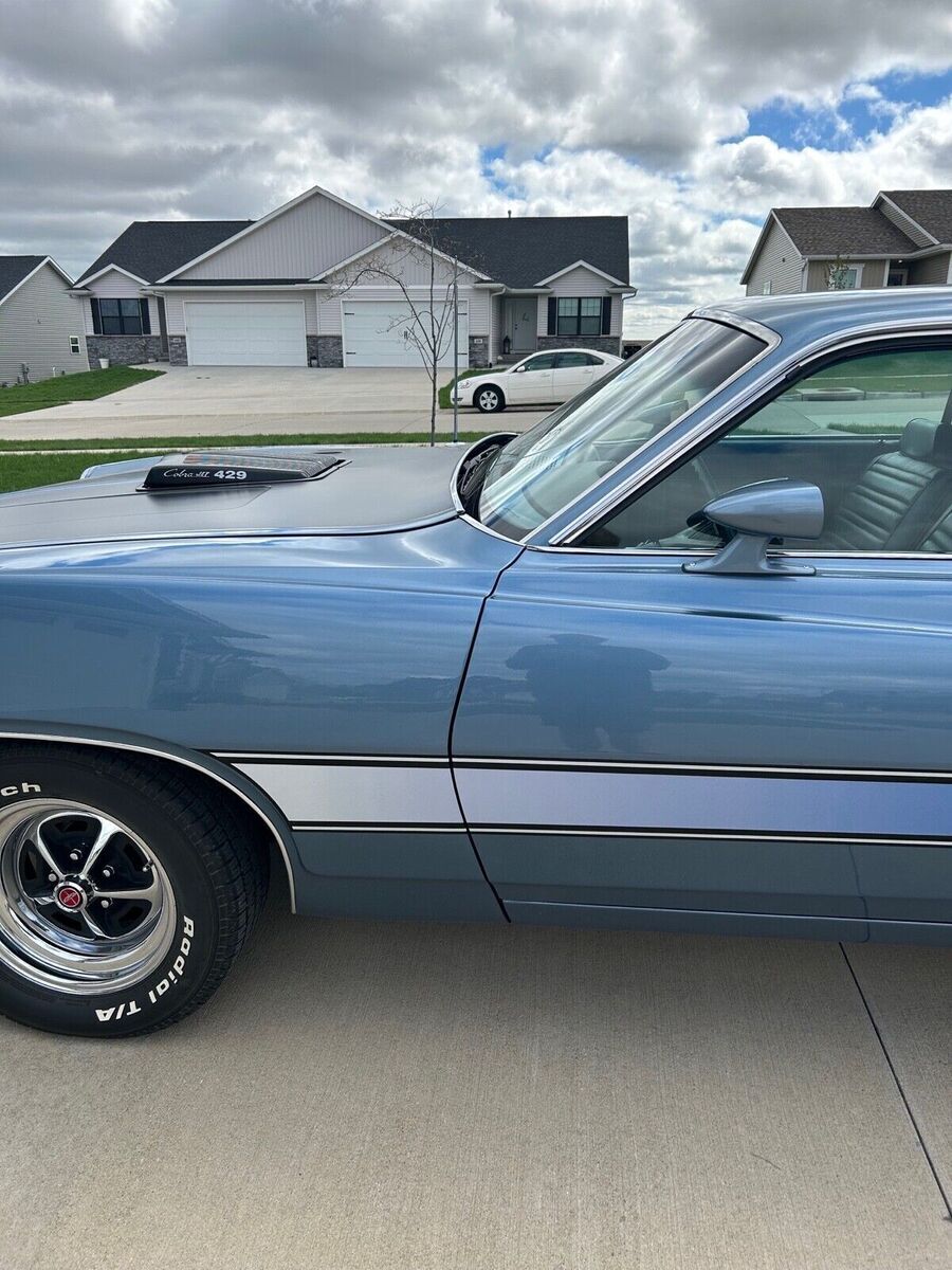 1971 ford torino sedan blue
