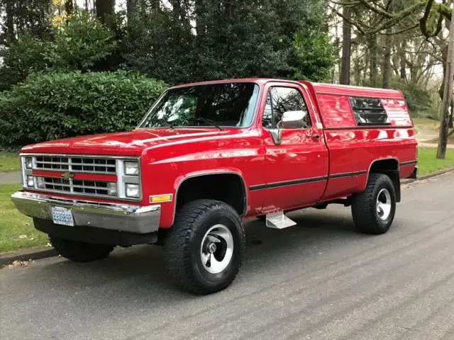 1986 chevy 1500 4x4 reg cab 2dr 454 v8 big block 73k original miles rust free