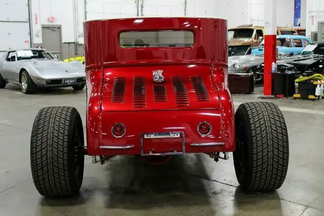 1927 ford model t coupe 815 miles red 355ci v8 3 speed automatic