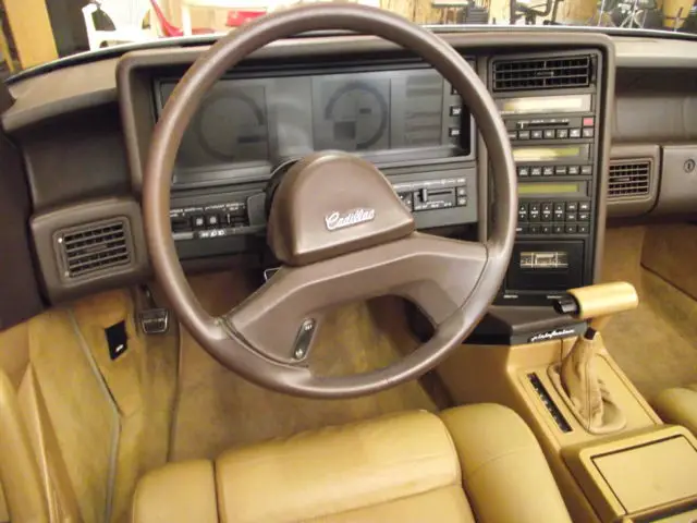 low mile* allante pearl white/tan leather>convertible and hardtop= org mi 68,000