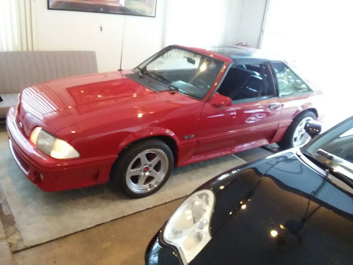 1987 ford mustang gt t-top with saleen wheels, recaro seats