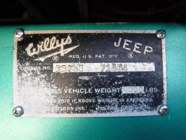 1961 jeep willys 4x4 (4 wheel drive) pickup truck - driver quality restoration