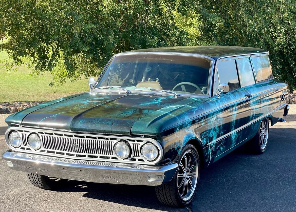 1962 mercury comet green rwd automatic s22 2 door wagon