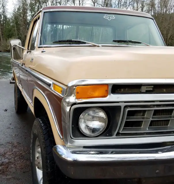 1977 ford f-250 4x4 factory highboy pickup truck - 4 wheel drive ranger!!!