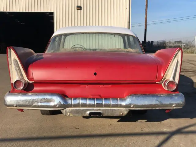 1958 plymouth 4 door belvedere project rust free ca clean title no reserve