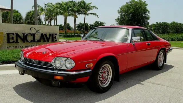 1989 jaguar xjs limited edition rouge 12 cyl classic designed jaguar 66000 miles