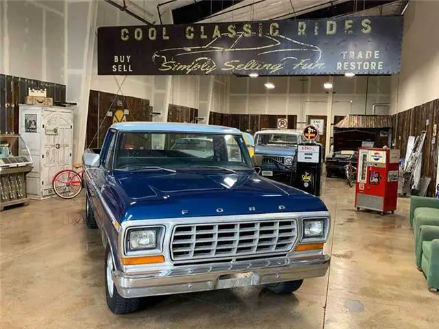 ford f-150 blue with 90,861 miles, for sale!