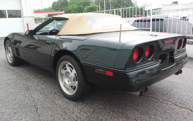 1990 chevrolet corvette convertible 6-speed roadster c-4
