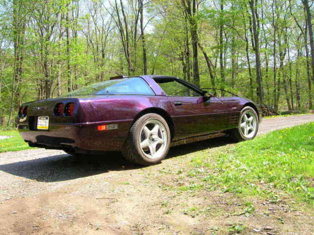 1994 corvette zr1 405 hp lt-5 super nice rare color 1 of 4 blackrose #131 c4