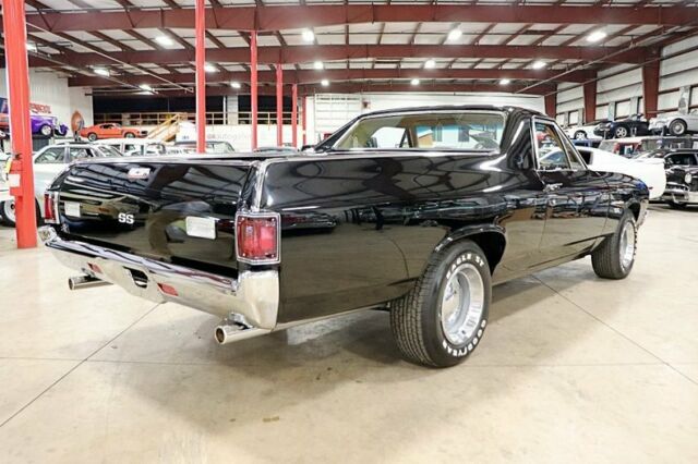 1970 chevrolet el camino 7856 miles black/gold pickup truck 454ci v8 automatic