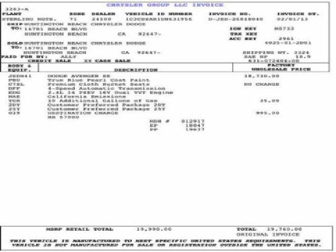 2013 dodge avenger se in huntington beach, ca