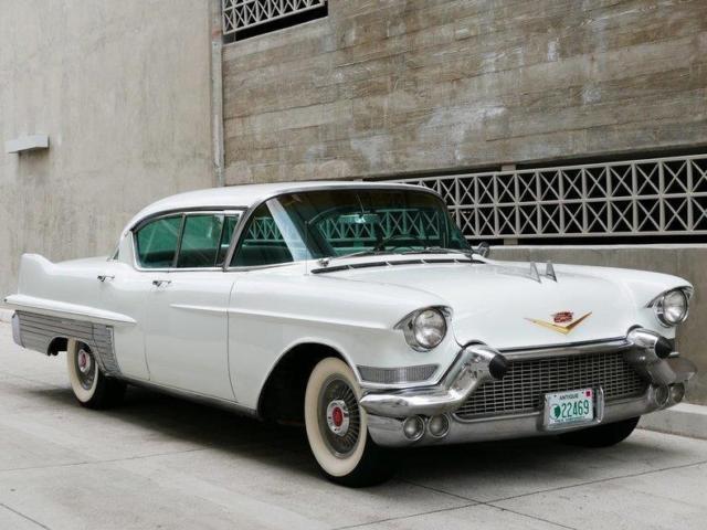 1957 cadillac 60 special fleetwood 84558 miles white sedan v8 automatic