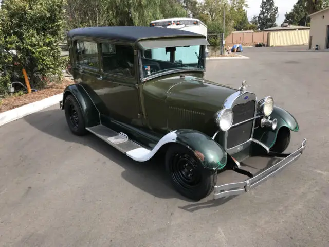 1929 ford model a 2 door sedan street rod vintage hot rod rat rod 1928 1930 1931