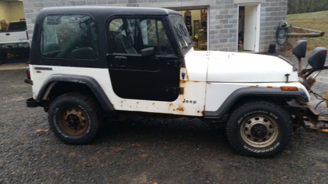 1987 jeep wrangler yj plow 4.0 6cyl