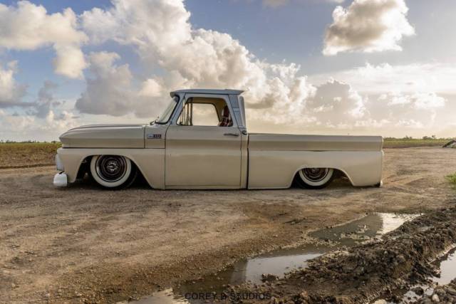 no reserve, air ride, bagged, patina truck, rat rod, sbc, will sell to winner