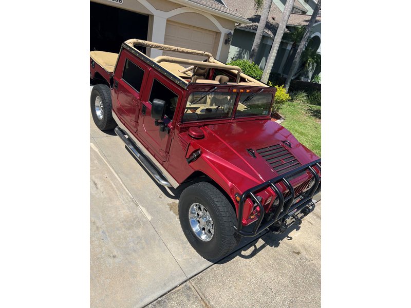 1996 am general hummer h1 open top suv