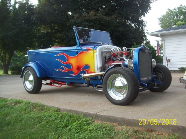 50s hot rod 1930 model a ford 2 door "tub", roadster, rat rod ,streetrod kool