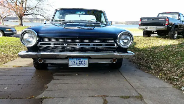 1964 dodge dart convertible v8 automatic rust free 73k miles blue new top ps