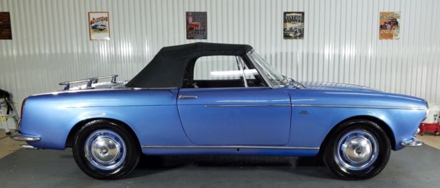 1961 fiat 1200 spider cabriolet blue spyder no rust nice original shape