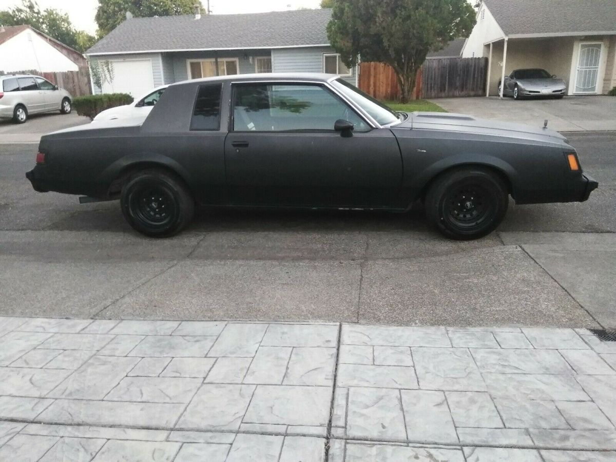 1983 buick regal coupe black rwd automatic t-type