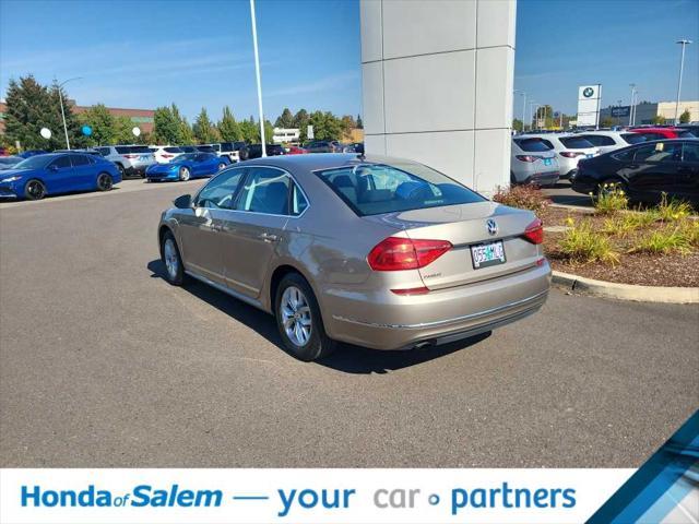 2016 volkswagen passat 1.8t s