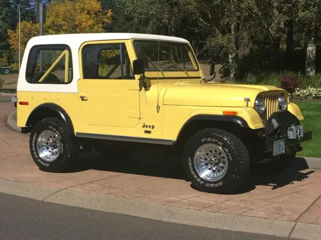 1'owner 1976 jeep cj7 all original 4x4 hard top only 67,451 miles a survivor