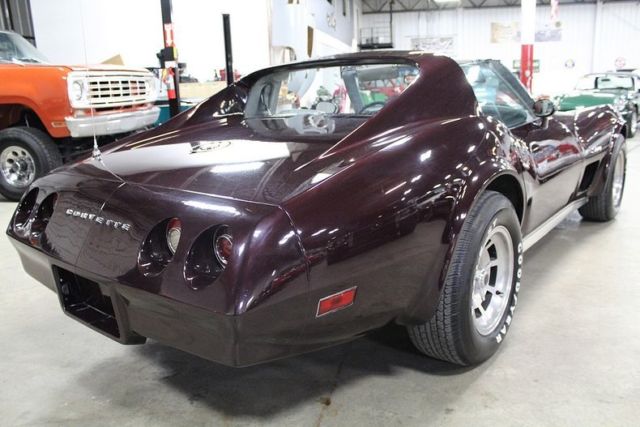 1974 chevrolet corvette 87377 miles purple coupe 350ci v8 automatic